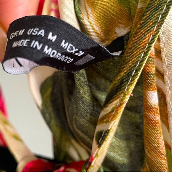 Zara tropical print jumpsuit size medium - Picture 4 of 4